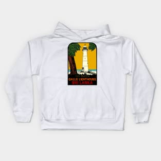 Galle Lighthouse Vintage Style Kids Hoodie